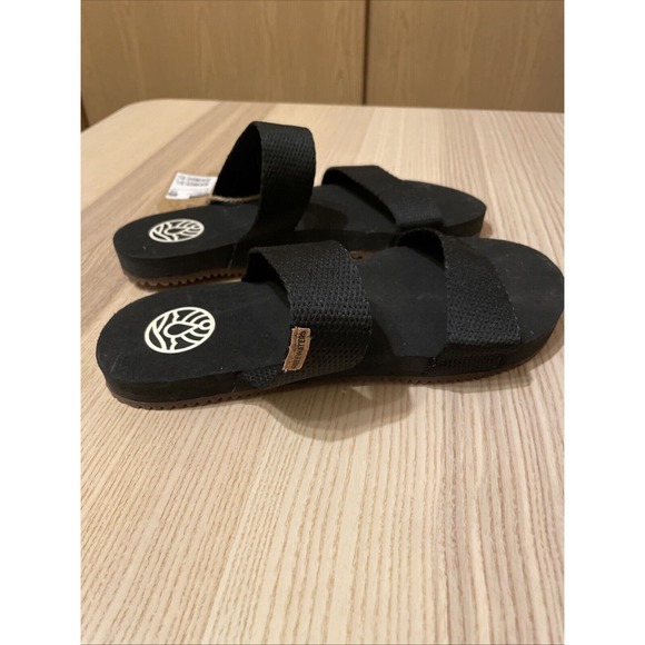 Women's‎ Freewater Supreme La Jolla Slip On Sandals Black Size 9 - Picture 1 of 5